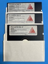 Framework II / Ashton Tate 3 Disk Set 5.25