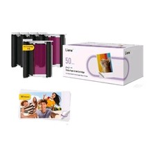 Pearl N200 Pro Portable Photo Printer Photo Paper 50 Sheets & 5 Cartridges, P... picture