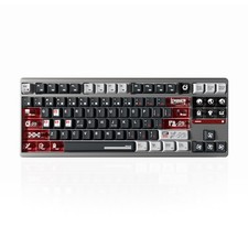 Clear PC Through Keycaps + PBT Keycap,Moon Project Theme Keycaps 183 Keys Che... picture
