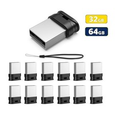 5/10 Pack Mini Flash Drives Memory Stick Thumb Drives For PC Laptop 32GB 64GB picture