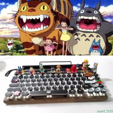 My Neighbor Totoro Typewriter Mechanical Keyboard Hot-Swappable Dual-Mode Gift picture