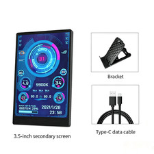 3.5 Inch Type‑C IPS Secondary Screen 320*480 USB Display for PC CPU RAM GPU HDD  picture