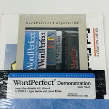 Vtg WordPerfect Demonstration 5.25