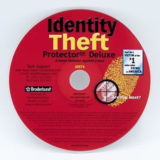 Broderbund Identity Theft Protector SE Deluxe software PC CD-ROM Win 98/2000/XP picture