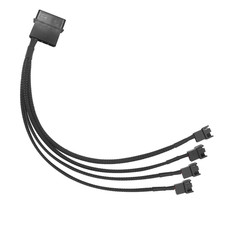 Molex to 4 Pin Fan Adapter for 3 Pin 4 Pin PC Case 12V Cooling Fans Molex to Fan picture
