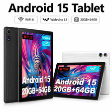 10.1” Android 15 Tablet 20GB RAM, 64GB ROM, Face ID, Dual Cameras & Octa-Core picture
