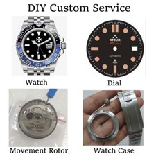 Customized Service for NH35 MIYOTA PT5000 Men Watch DIY Dial/Case/Crown/Buckle picture