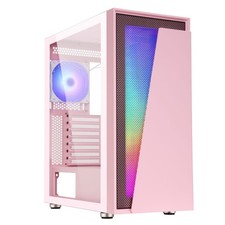 Prebuilt Gaming PC 2TB SSD Storage NVME 16GB RAM RGB PINK TOWER AMD RYZEN CPU picture