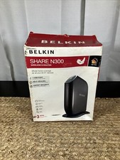 Belkin Surf N300 Wireless N WiFi Router Home Network Black picture