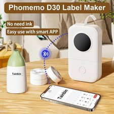 Phomemo D30 Mini Thermal Label Maker Bluetooth Wireless Portable Printer picture