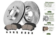 Front Brake Kit For 2004 2005 Kia Sedona Drilled and Slotted Brake Rotors and picture