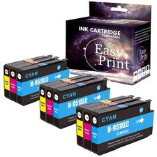 9-Pack 950XL 951 XL Ink Cartridge for OfficeJet Pro 8100 8616 Laser Printer picture