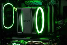 NZXT T120 RGB120mm CPU Fan with Heatsink - Black extra fan +shipping picture