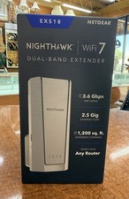 NETGEAR WiFi 7 Range Extender (EXS18) BE3600 Dual-Band Internet Signal Extender picture