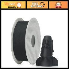 Matte PLA 3D Printer Filament 1.75mm 1kg Spool - Charcoal, RFID Compatible picture