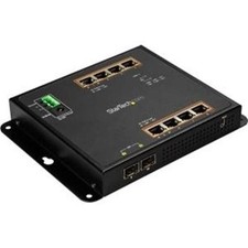 StarTech-New-IES101GP2SFW _ STARTECH 8 PORT GIGABIT ETHERNET SWITCH MO picture