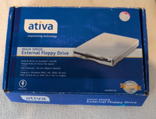 USB External 3.5” Floppy Disk Drive FDUSB-TM2 SmartDisk Ativa Tested w/ Box picture
