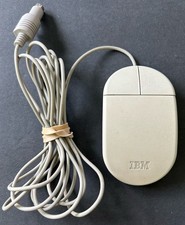 IBM PS/2 PC Mouse Button Track Ball Model 33G5430 Tested Working Vintage picture