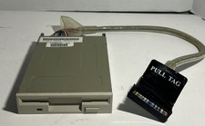 Vintage 3.5 Floppy Disk Drive 1.44MB Internal PC FDD W/ Ribbon Cable Tested picture