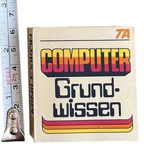 Vintage Retro Computer Grundwissen German Mini Pocket Reference Book Minilexikon picture