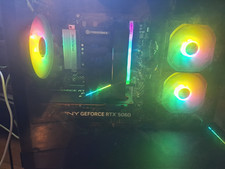 CyberPowerPC C Series Gaming Tower Desktop RTX 5060 RGB Black ET8404-14217 picture