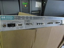 HP AdvanceStack J2600A 13-Port External HUB + J2606A Fiber Optic Transceiver picture