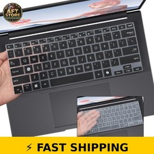 i-Tensodo 2 PCS Keyboard Cover for ASUS Vivobook S 14 OLED - Black+Clear picture