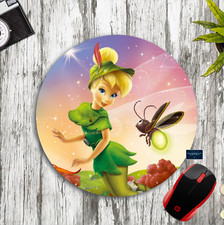 TINKER BELL FAIRY DISNEY INSPIRED ART CUSTOM PC DESK MAT MOUSE PAD NONSLIP GIFT picture
