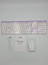 Vssoplor VK53 2.4G Wireless Keyboard & Mouse Combo Full Size USB Receiver New picture