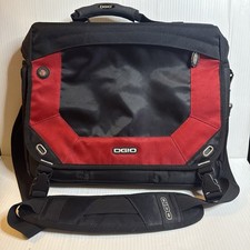 OGIO laptop messenger bag- Red-Excellent Shape -Several Pockets & Shoulder Strap picture