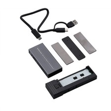 10Gbps Mobile External SSD Adapter Case 2 In 1 Design M.2 NVMe SSD&USB Hub picture