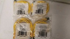 Lot of 4 Belkin Snagless CAT6 Patch Cable RJ45M/RJ45M 7 Yellow A3L980-07-YLW-S picture