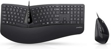 Perixx Periduo-505, Wired USB Ergonomic Split Keyboard and Vertical Mouse Combo picture