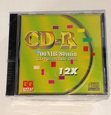 GREAT QUALITY GQ 12X/700MB/80MIN CD-R 10PK ~BRAND NEW~ picture