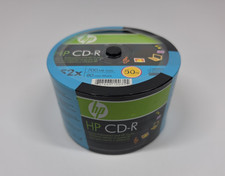 New HP 52X CD-R 700MB 80min Blue Branded Logo CDR 50pc picture