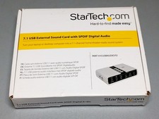 StarTech.com ICUSBAUDIO7D 7.1 Channels USB Interface Audio Adapter External Soun picture