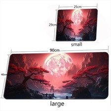 Starry Sky Moon XXL Mouse Pad Large Desk Mat Non-Slip Gaming Keyboard Pad USA picture