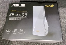 ASUS RP-AX58 AX3000 WI-FI 6 RANGE EXTENDER AIMESH DUAL-BAND NEW OPEN BOX picture