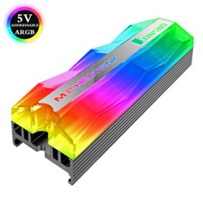 RGB SSD M.2 Cooling Cooler HeatSink 2280 Addressable LED Aluminum NGFF NVME PCIE picture
