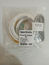 Spectrum Phone EZ Connect Kit Jumpers & Splitter model# PCTPLK2 New & Sealed picture