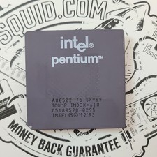 Intel Pentium CPU A80502-75 SX969 75MHz Socket 7 Ceramic Processor picture