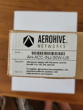 Aerohive AH-ACC-INJ-30W-US Power Over Ethernet (POE) Injector with US Power Cord picture