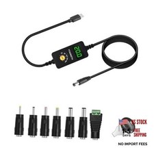 Universal USB C to DC Adapter, Barrel PD Trigger Cable, USB-C to DC 5V 9V 12V picture