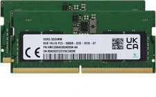 SK HYNIX 16GB DDR5 5600MHz SODIMM LAPTOP MEMORY 2x8GB RAM PC5-44800 picture