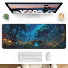 Stanploe Large Gaming Mouse Pad, Magic Forest, 31.5x11.8 Inch picture