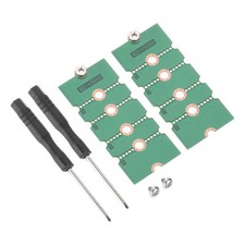 2Pcs M2+ M.2 NGFF/NVME Length Extend Adapter for PC Computer Case Green picture