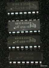 4ea. Micron Technologies MT1259-10 RAM drop in for TMS4256-10NL or 41256-10 picture
