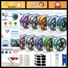 10-Pack Filament Storage Box with Desiccants & Labels, 0.4mm Needles Included picture