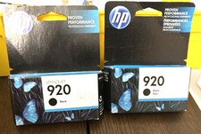 GENUINE HP 920 Black Ink Cartridge 2-Pack for Officejet 6000 6500 7000 7500 picture