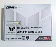 ASUS TUF GAMING X870-PRO WiFi7 W NEO AMD DDR5 Motherboard | White | New + Sealed picture